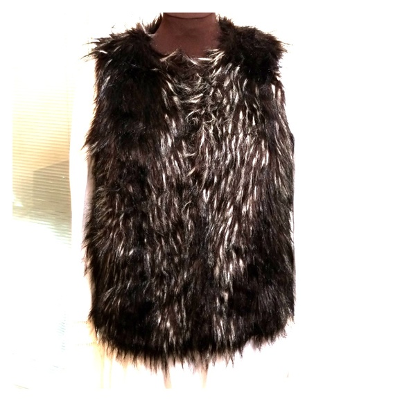 Say What? Jackets & Blazers - Brown Furry Vest